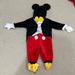 Disney Costumes | Disney Mickey Mouse Costume 9-12 Months. | Color: Red | Size: 9-12 Months