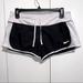 Nike Shorts | Nike Women’s Dri Fit Running Shorts Size M Color- Black And White | Color: Black/White | Size: M