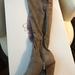 Jessica Simpson Shoes | Jessica Simpson Ultra Suede Over The Knee Boot | Color: Tan | Size: 7