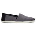 TOMS Men's Grey Pavement Alpargata Synthetic Trim Shoes, Size 13