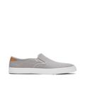 TOMS Men's Grey Drizzle Heritage Canvas Baja Slip-On Topanga Collection Shoes, Size 10.5