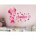 Decal House Minnie Mouse Personalized Name Wall Decal Vinyl in Indigo | 22 H in | Wayfair zx58Lilac