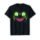 Süßes Froschgesicht Frosch Kinder Junge Mädchen T-Shirt