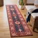 Red 30 x 0.25 in Area Rug - My Magic Carpet Machine Washable Runner Rug Ramage Indigo 2.5X10 Polyester | 30 W x 0.25 D in | Wayfair 425428WEB