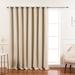 Eider & Ivory™ Colinton Synthetic Solid Blackout Thermal Grommet Single Curtain Panel Synthetic in Brown | 84 H x 100 W in | Wayfair