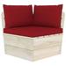 vidaXL Pallet Cushions 3 pcs Wine Red Oxford Fabric - 23.6" x 23.6" x 2.4"