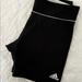 Adidas Shorts | Black Adidas Biker Shorts | Color: Black/White | Size: S