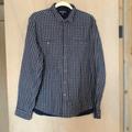 J. Crew Shirts | J. Crew Flannel Shirt Blue/Gray Size L | Color: Blue/Gray | Size: L