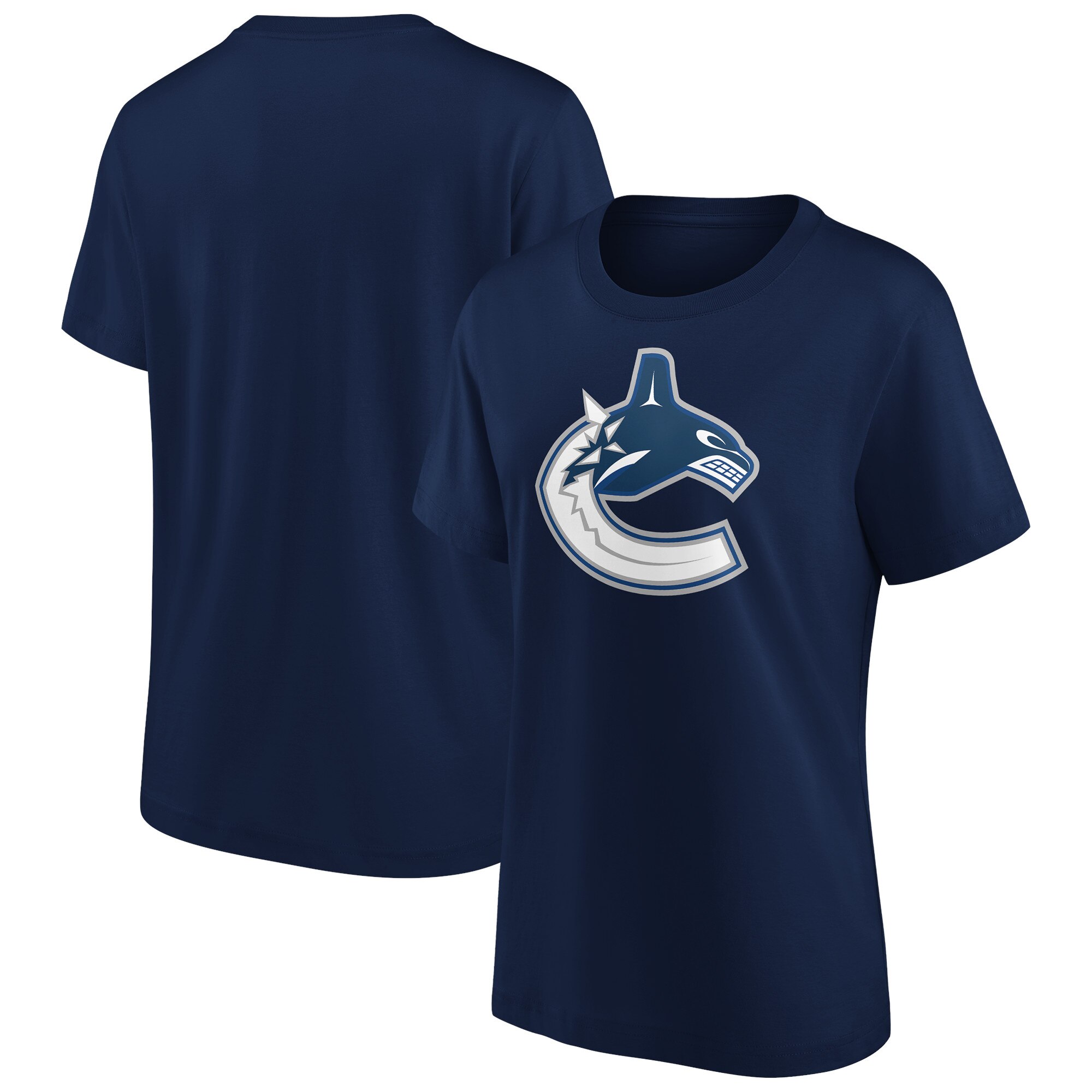 Vancouver Canucks Fanatics Branded Primary Logo Graphic T-Shirt – Damen Image