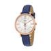 Women's Fossil Navy Worcester Polytechnic Institute Engineers Jacqueline Leather Watch