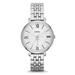 Women's Fossil Silver Troy University Trojans Jacqueline Stainless Steel Watch