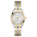 Women's Bulova Silver/Gold Cal State L.A. Golden Eagles Classic Two-Tone Round Watch