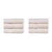 Superior Luxury Solid Highly Absorbent Egyptian Cotton Hand Towel - (Set of 6)