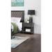 Traditional Classic Style Finishes Bedroom Nightstand Locker Coffee Table, With 1 Drawer and 1 Open Compartment