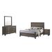 Union Rustic Aayushi Standard 4 Piece Bedroom Set Wood in Gray/Brown | Full | Wayfair CEEAB551325048849001AAF0DD956BD3