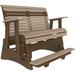 Red Barrel Studio® Outdoor Gliding Polywood Bench in Brown | 41.5 H x 55.5 W x 40.25 D in | Wayfair A62807356727478EB9451DFB70F3DCA2