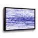 Orren Ellis Sea Waves Abstract Waters Purple Blue Watercolor Very Peri II By Irina Sztukowski Gallery Wrapped Canvas in Indigo/White | Wayfair