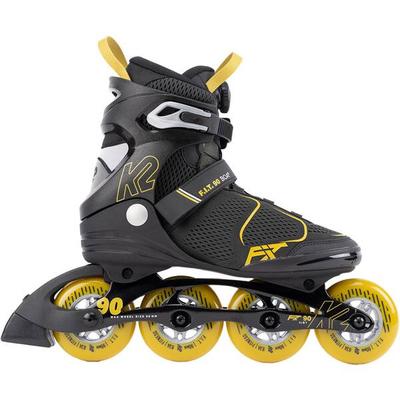 K2 Herren Inlineskates F.I.T. 90 BOA gray_mustard, Größe 48 in Grau