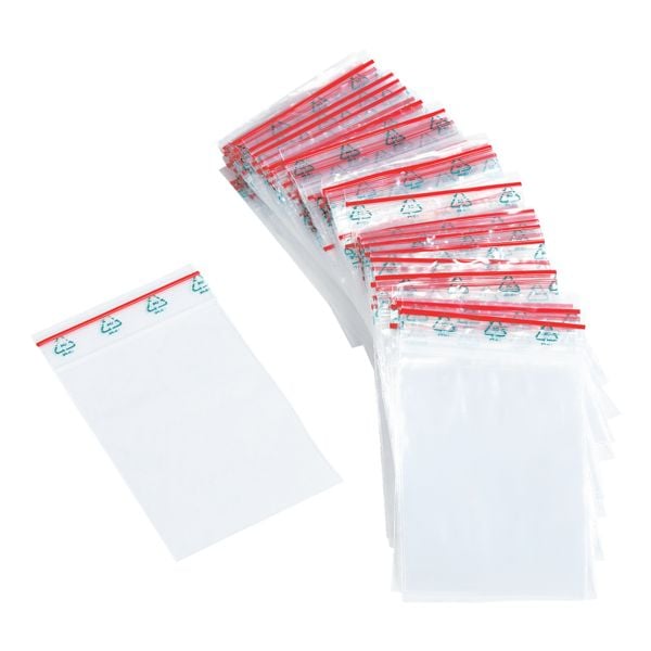 OTTO Office 100 Druckverschlussbeutel 60x80 mm 50 mic transparent, 6x19.5 cm Image