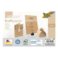Kraftpapier A5 120 g/m² braun 100 Blatt braun, folia