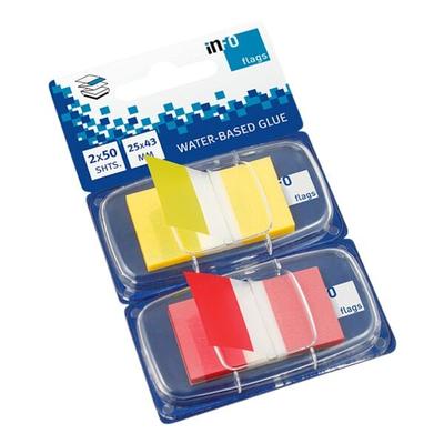 inFo 2er-Pack Haftstreifen transparent, 2.5x4.3 cm Image