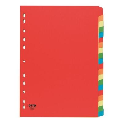Kartonregister 20-teilig blanko A4 farbig mehrfarbig, OTTO Office Nature, 22.3x29.7 cm