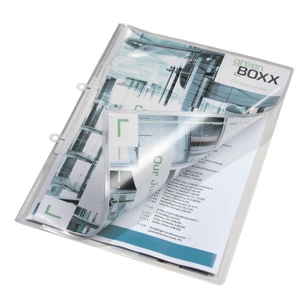 Durable Sichthefter A4, Fassungsvermögen 100 Blatt transparent, 23.3x31.3 cm Image