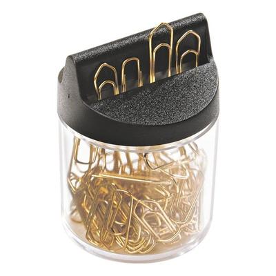 OTTO Office Büroklammern-Magnetspender mit goldfarbenen Klammern mehrfarbig, 6x5.5 cm