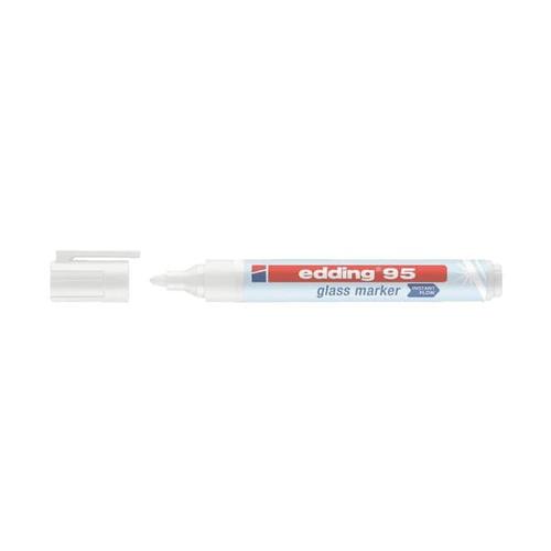 Glasmarker »edding 95« weiß, Edding