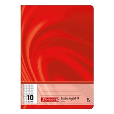 Brunnen Schulheft »Vivendi 104571002« A5 kariert (Lineatur 10) rot Image