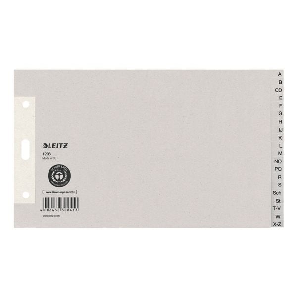 Leitz Papierregister A-Z DIN A5 grau