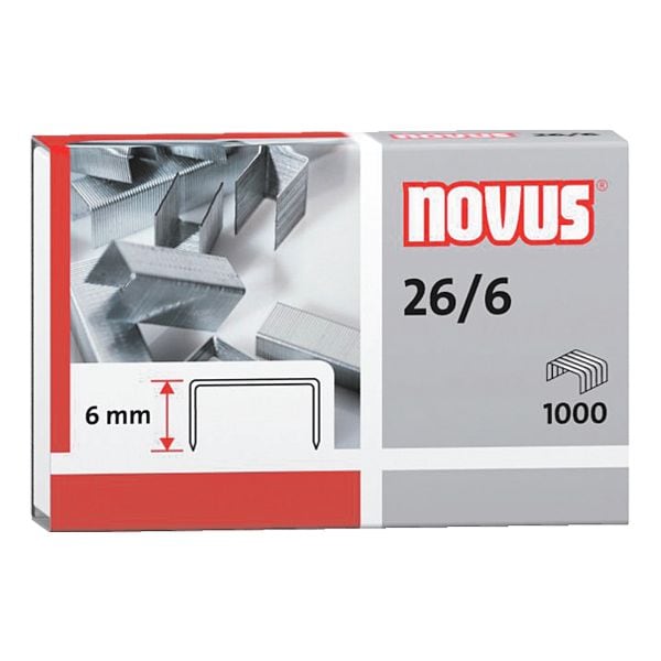 Novus Heftklammern »26/6« 1000 Stück Image