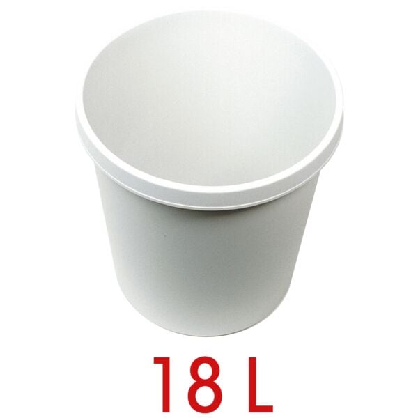 helit Papierkorb 18 L grau, 31x32x31 cm Image