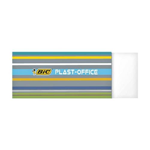 Radiergummi »Plast Office« weiß, BIC, 6.2x2.2x1.15 cm