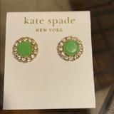 Kate Spade Jewelry | Kate Spade Earrings | Color: Cream/Tan | Size: Os