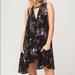 Free People Dresses | Free People Black Faded Floral Sleeveless Tunic | Color: Black | Size: S