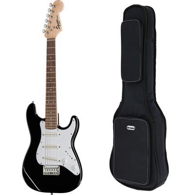 Squier Mini Strat V2 BK IL Bundle