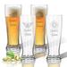 Carved Solutions Personalized 14 oz. Plastic Pilsner Glass Plastic | 7 H x 2.8 W in | Wayfair ACL-TPIL14S4-pd-garden-lavanderia