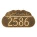 Montague Metal Products Inc. Deer Address Plaque Metal | 8.5 H x 16 W x 0.25 D in | Wayfair PCS-0023S1-W-SS