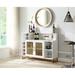 Mercury Row® Wakeland Console Bar Cabinet w/ Wine Storage Wood in White | 36.6 H x 15.7 D in | Wayfair 2019AE8C4559452096BEEEE31446793E