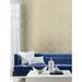 York Wallcoverings 27' L x 27" W Wallpaper Roll Non-Woven in White/Brown | 27 W in | Wayfair DM4903