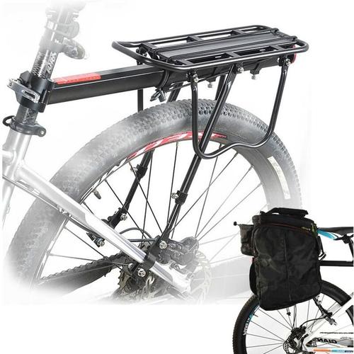 Unho - Fahrradgepäckträger für hinter, Fahrrad Gepäckträger mit Schnellspanner Sattelatütze