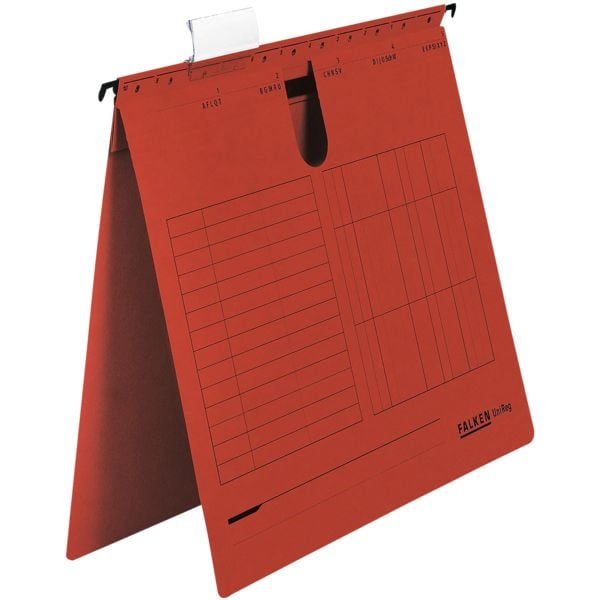 Falken 25er-Pack Hängehefter »UNIREG« rot, 34.8x24.7 cm
