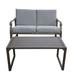 Patio Outdoor Furniture 4 Pieces Garden Patio Furniture Rocking Chair Set