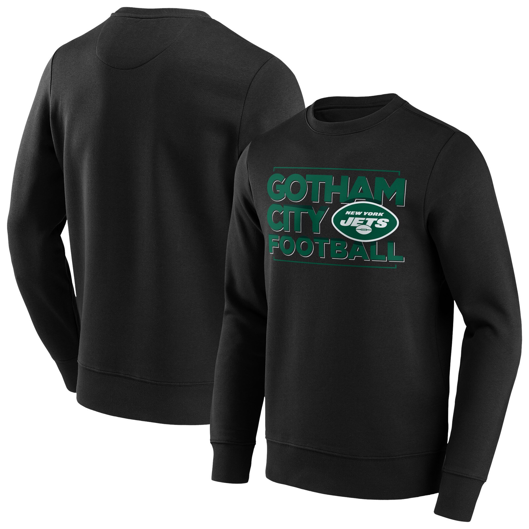 New York Jets Gotham City Football Iconic Hometown Graphic Crew Sweatshirt - Herren Image