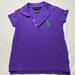 Ralph Lauren Bottoms | *Polo Ralph Lauren Girls Big Pony Cotton Mesh Polo Short Sleeve Shirt | Color: Purple | Size: 6xg