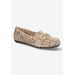 Extra Wide Width Women's Susmita Loafer by Bella Vita in Natural Snake (Size 8 WW)