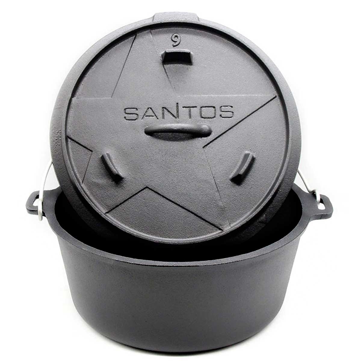 SANTOS BBQ Dutch Oven 9qt ohne Füße Image