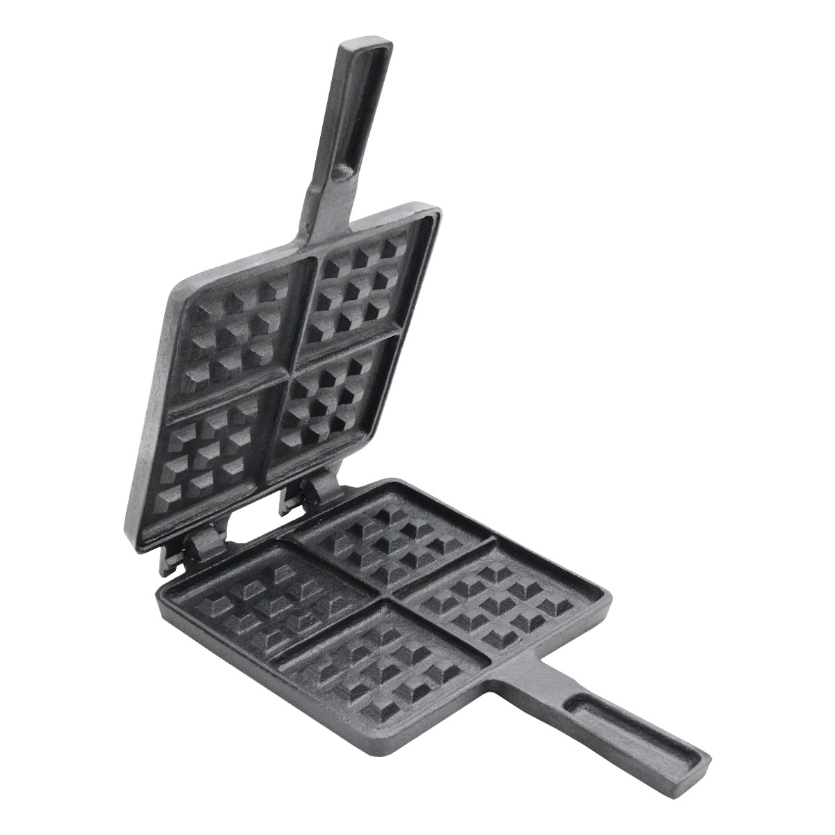 SANTOS BBQ Waffeleisen aus Gusseisen eckig, 17,5 cm x 18,5 cm Image