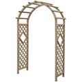 Daoyuan Garden Arches,Wooden Rose Arches,Weather-resistant Climbing Arches,Trellis Climbing Arches,Climbing Aids for Climbing Plants,Gazebo Outdoor Decoration,120x215cm/140x225cm